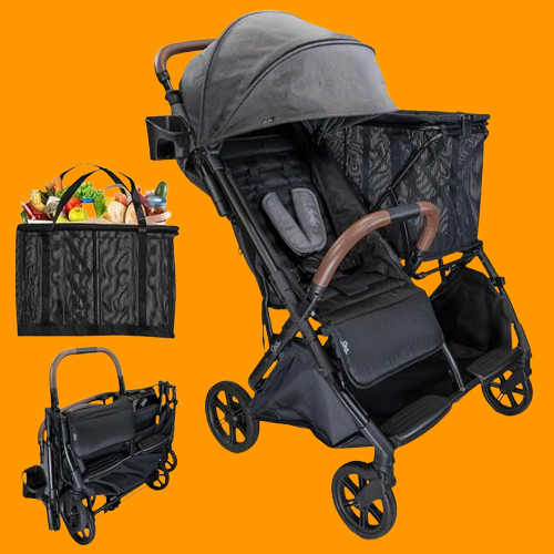 Baby+ Multi Use Baby Stroller & Personal Shopping Bag