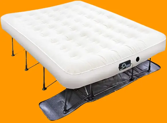 EZ-Bed (Queen) Air Mattress with Frame & Rolling Case