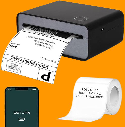 Wireless Shipping Label Printer