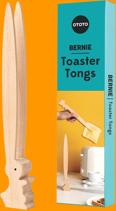 OTOTO Bernie Bunny Toaster Tongs