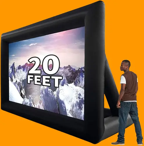 20 feet Inflatable Portable Projector Movie Screen