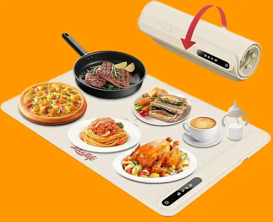 Electric Warming Tray with 3 Adjustable Temperature