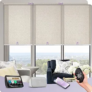 Graywind Motorized Light Filtering Shades