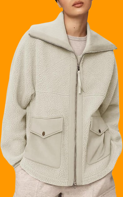 Womens Winter Full Zip Up Fleece Jackets