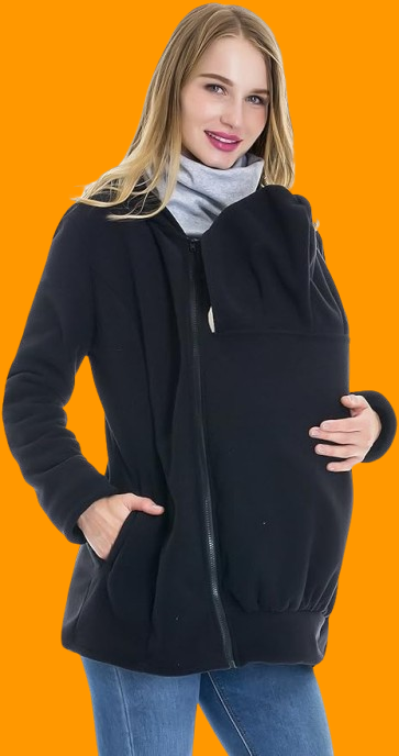 Baby Carrier Hoodie Sweatshirt Jacket (2in1 hoodie)