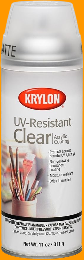 UV-Resistant Matte Spray Paint