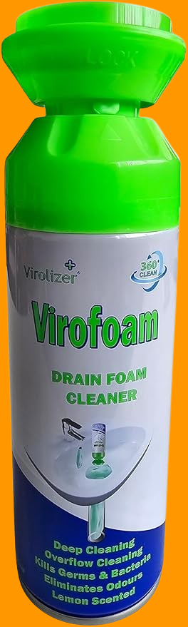 Virofoam 360° Drain and Overflow Cleaning Solution