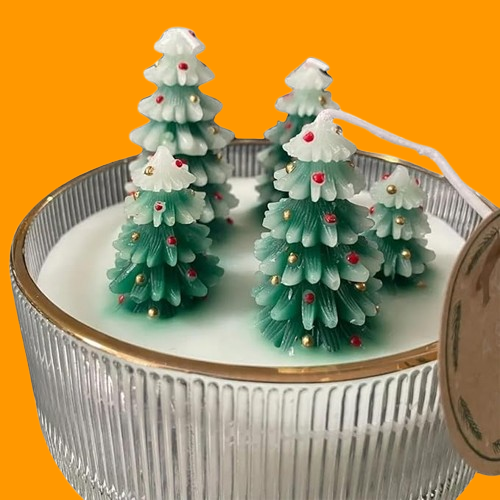 Viral Christmas Tree Candle