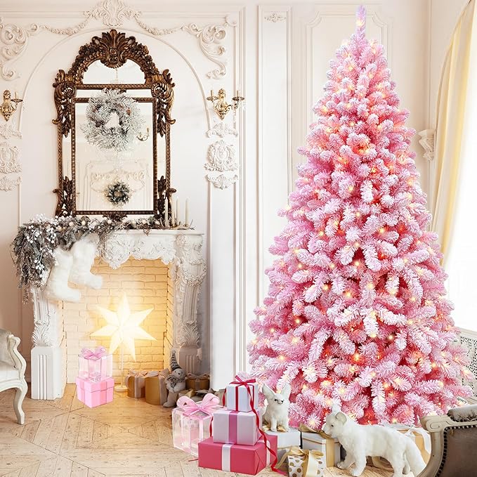 Best Christmas Pink tree with planter