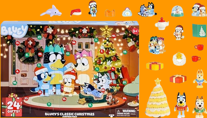 Bluey’s Exclusive Advent Calendar Pack