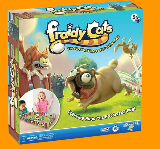 PlayMonster Fraidy Cats Board Game for 2-4 Players