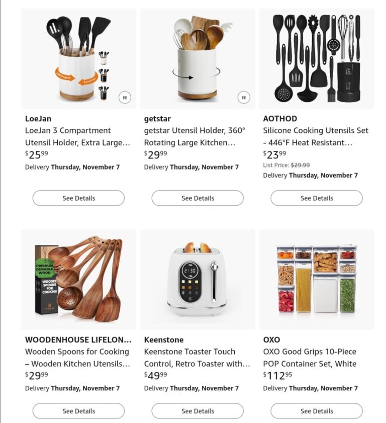 Amazon kitchen most have. (Utensil Holder)