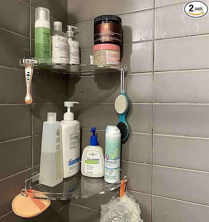 Cozy shower vibes (shelves)