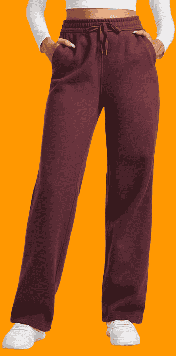 CRZ YOGA Cotton Fleece Lined Sweatpants