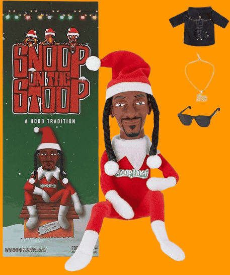 Snoop Dogg Snoop on a Stoop 2024 Christmas Elf Doll