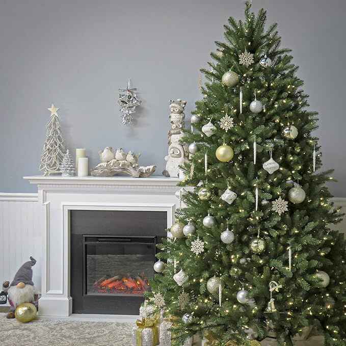 National Tree Company Pre-Lit Artificial Full Christmas Tree (best tree)