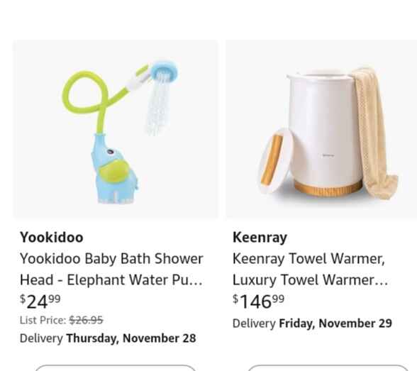 NEWBORN bath time Essentials from Amazon