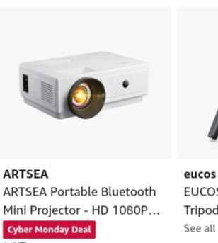 ARTSEA Portable Bluetooth Mini Projector