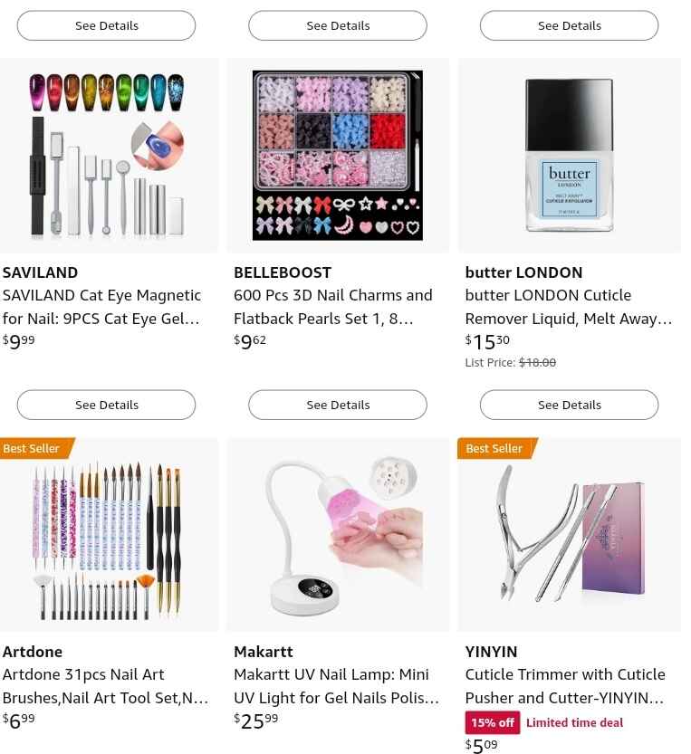 Nail Art Supplies from Amazon