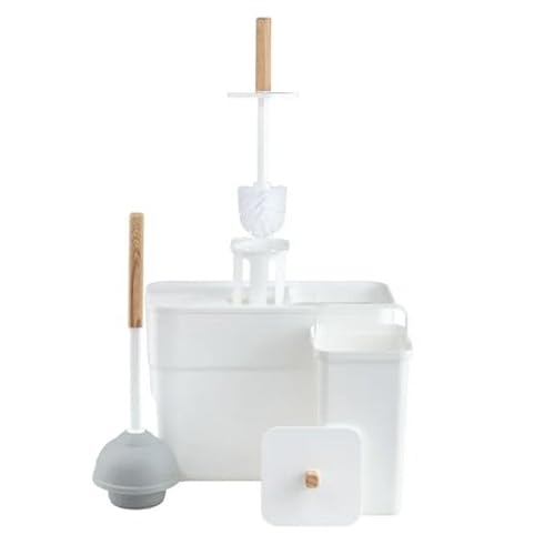 Bathroom Cleaning Set with Plunger (toilet trio)