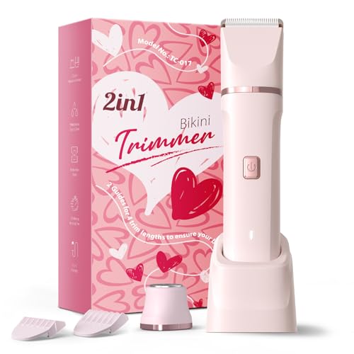 Bikini Trimmer for Women – Painless Electric Razors for Silk Skin