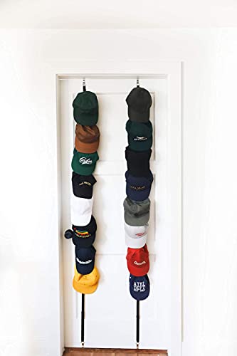 Cap Rack 2 Pack – Holds up to 16 Caps for Basebal