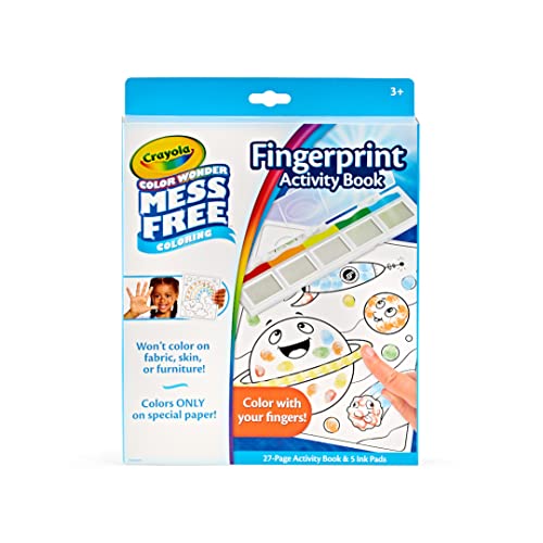 Crayola Color Wonder Mess Free Fingerprint Ink Painting Activity Set