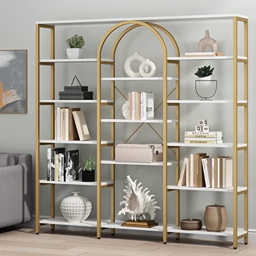 Best amazon Triple Wide Gold Bookshelf