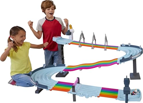 Hot Wheels Mario Kart Rainbow Road Raceway 8-Foot Track Set