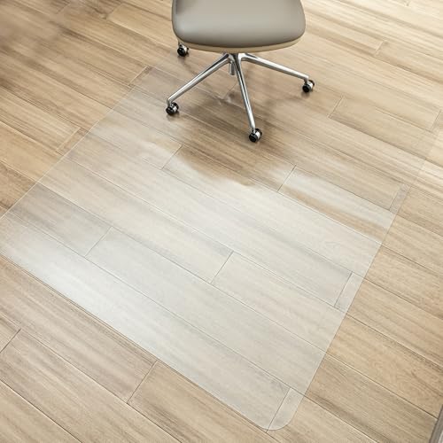 MuArts Elasticity Clear Chair Mat for Hardwood Floor