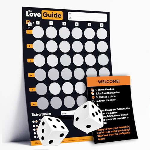 WellGuide Scratch off Poster 169 date night ideas and conversations