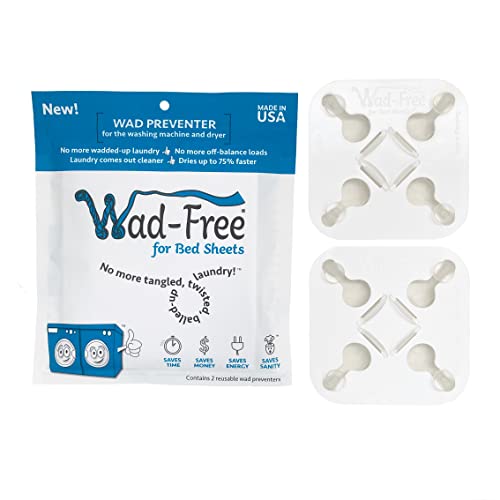 Wad-Free Bed Sheet Detangler Reduces Laundry Tangles (need this)