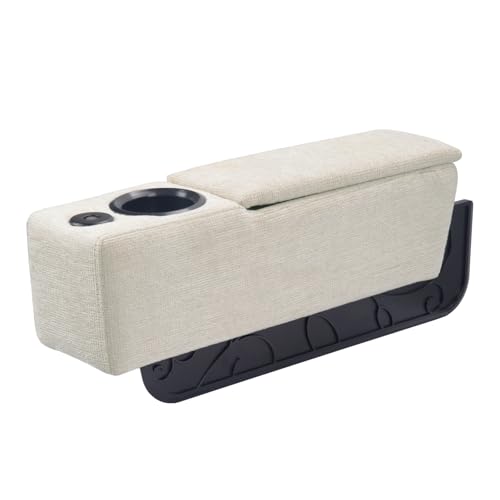 Multifunctional Removable Sofa Armrest with Cup Holder