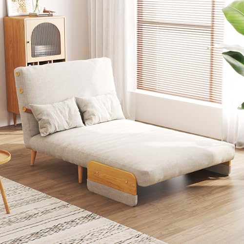 Convertible Chair Bed Sleeper, 3-in-1 Futon Sofa Bed Chair