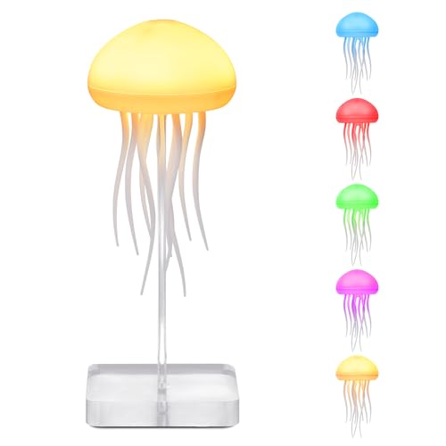 Jellyfel Lamp, Jellyfish Lamp Moving Tentacles