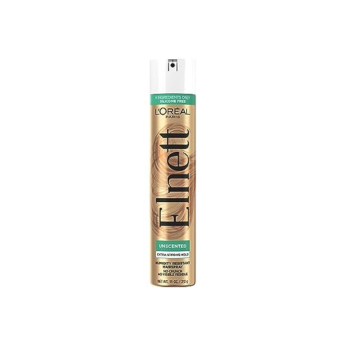 L’Oreal Paris Elnett Satin Hairspray Extra Strong Hold Unscented