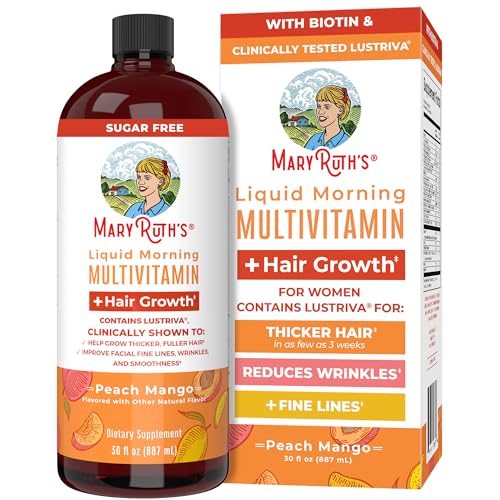 MaryRuth’s Liquid Multivitamin + Lustriva® Hair Growth