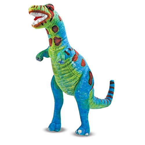 Melissa & Doug Jumbo T-Rex Dinosaur – Lifelike Stuffed Animal