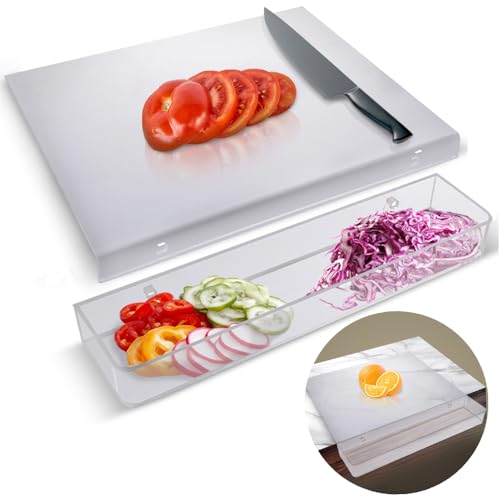 Quail’s Nest Acrylic cutting board with counter lip