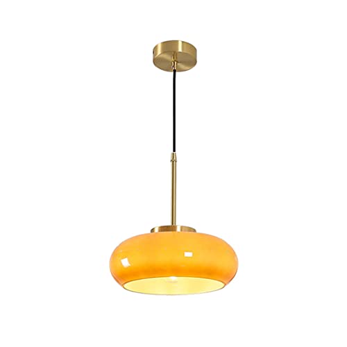 Orange Glass Pendant Light Modern Brass Pendant Lights Fixtures