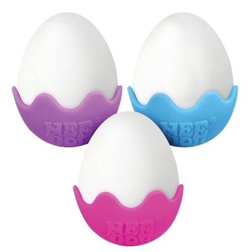 Schylling NeeDoh Magic Color Egg Groovy Glob Trio