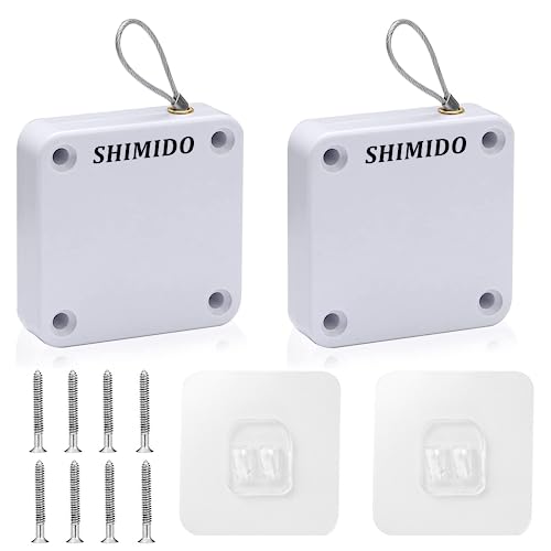 SHIMIDO Upgraded Punch-Free 1000g Automatic Screen Door Closer curtain closer