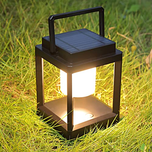 Auraglow Solar & USB Rechargeable Outdoor Lantern