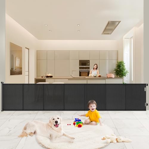 Pawtners Retractable Baby Gates Extra Wide