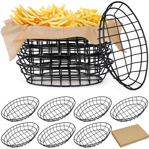 Hushee 12 Pcs Wire Bread Basket