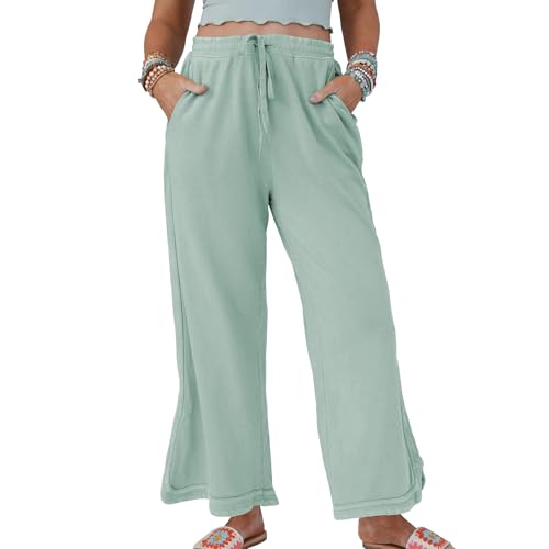 Hixiaohe Women’s Casual Wide Leg Sweatpants