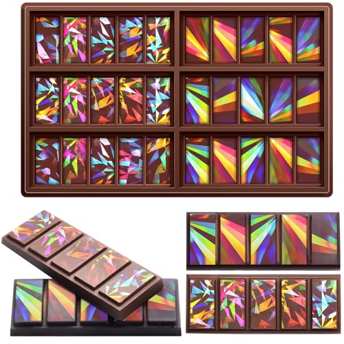 Holographic Chocolate Molds Resin Silicone
