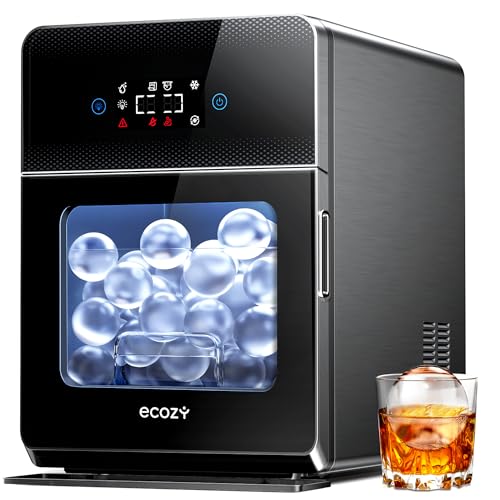 ecozy 2″ Clear Ice Ball Maker with CrystalFlux Technology