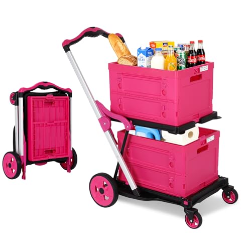 Collapsible Shopping Cart with Wheels