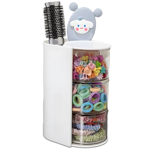 Hair Accessories Organizer with Hair Brush Holder